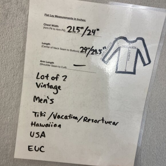 Lot of 2 Vintage Tori Richard Hawaiian Shirt Mens Medium Cotton Tiki Resort USA - Picture 2 of 16